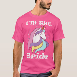 T-shirt Je suis la mariée Licorne enterrement de vie de je