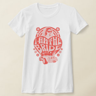 T-shirt "Je suis la mariée" Retro Bridal Party