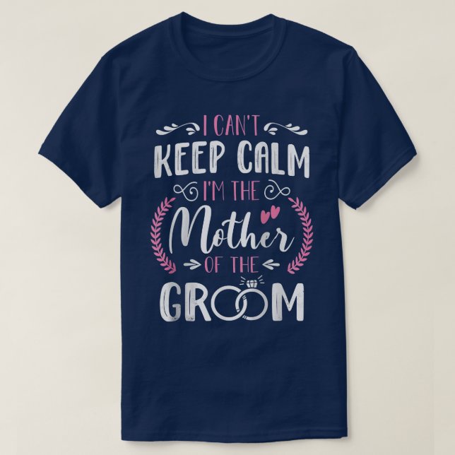 T-shirt Je Suis La Mère De La Groom Mignonne Mariage Maria (Design devant)