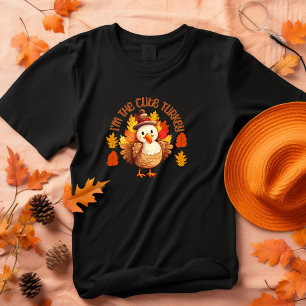 T-shirt Je suis la mignonne Turquie Thanksgiving drôle