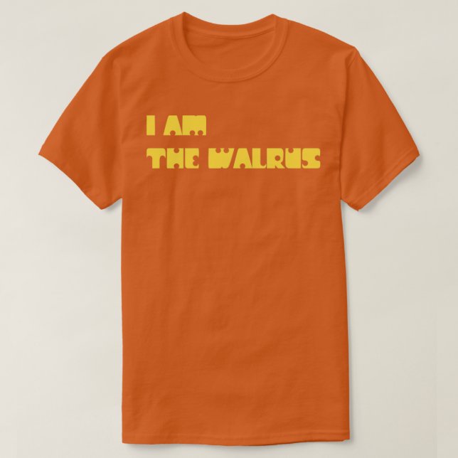 T-shirt Je suis la moutarde de Walrus (Design devant)