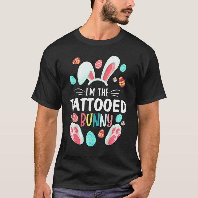 T-shirt Je suis la partie de Pâques de la famille de jumel (Devant)