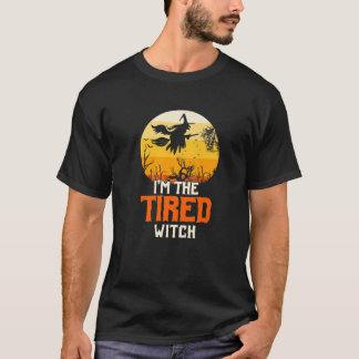 T-shirt Je suis la partie Halloween de la famille de sorci