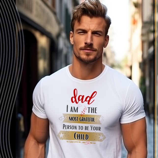 T-shirt Je suis la personne la plus reconnaissante d'être  (Créateur téléchargé)