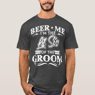T-shirt Je Suis La Petite Soeur De L'Amateur De Groom