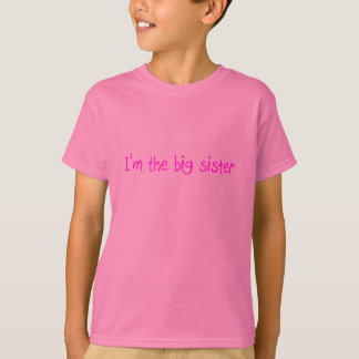 T-shirt Je suis la pièce en t de grande soeur