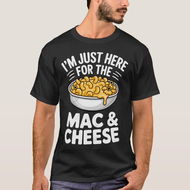 T-shirt JE Suis Là Pour Le Mac Et (Devant)
