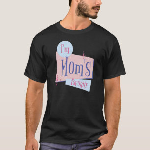 T-shirt Je suis la préférée de maman pour les hommes femme
