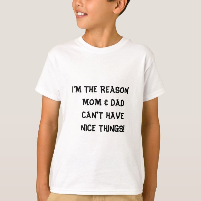 T-shirt Je suis la raison (Devant)