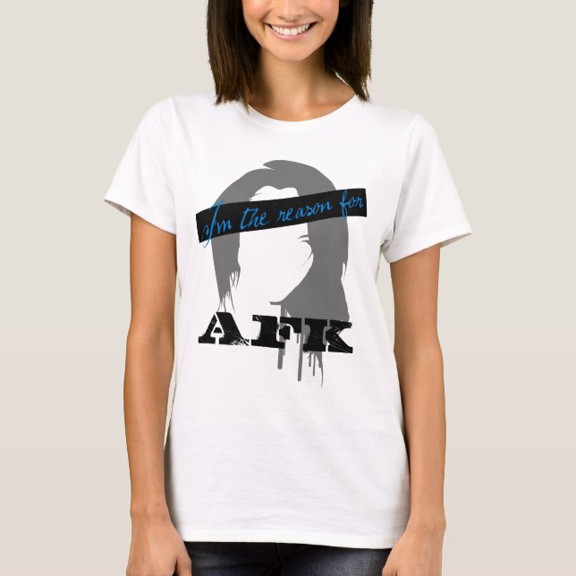 T-shirt Je suis la raison d'AFK (Devant)