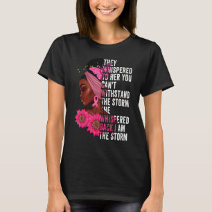 T-shirt Je Suis La Reine De La Tempête Femmes Africaines H