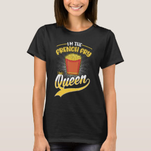 T-shirt Je suis la reine française des Fry