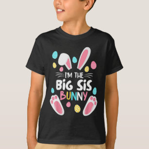 T-shirt Je suis La Soeur Bunny Big Sis Matching Family Eas
