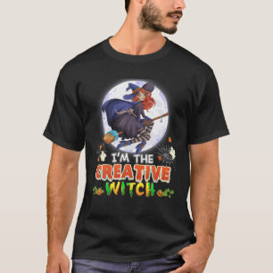 T-shirt Je suis la sorcière créative Halloween Flying Broo