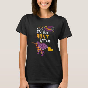 T-shirt Je suis La Sorcière Tante Citrouille Drôle Costume