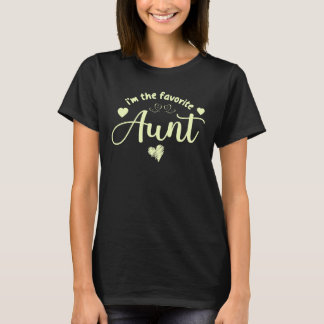 T-shirt Je suis la tante préférée