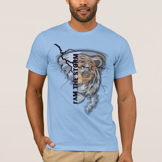 t-shirt je suis la tempête (Devant)