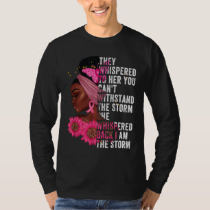 T-shirt Je suis la tempête Black Queen femmes African Blac