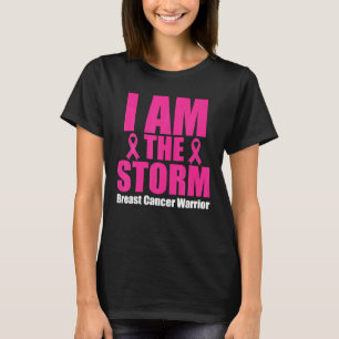 T-shirt Je Suis La Tempête Cancer du Sein Survivor WARRIOR