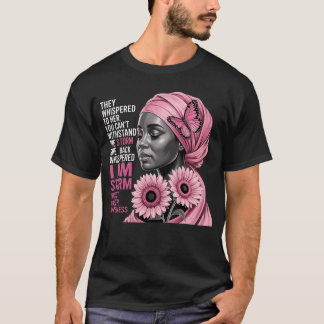 T-shirt Je Suis La Tempête Femmes Noires Sensibilisation A