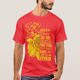 T-shirt Je suis la tempête La sensibilisation au cancer ch