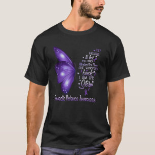 T-shirt Je suis la tempête La violence domestique Butterf