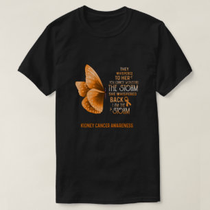 T-shirt Je Suis La Tempête Le Papillon De Sensibilisation