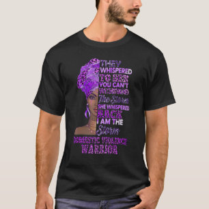 T-shirt Je suis la tempête Les femmes noires Violent viole