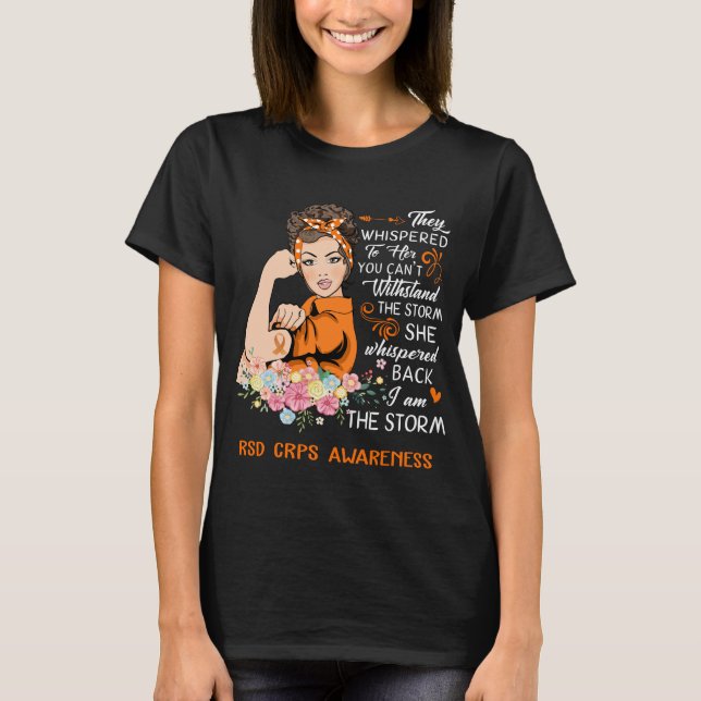 T-shirt Je suis la tempête RSD RCPS sensibilisation (Devant)
