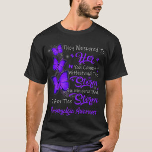T-shirt Je Suis La Tempête Sensibilisation à la fibromyalg