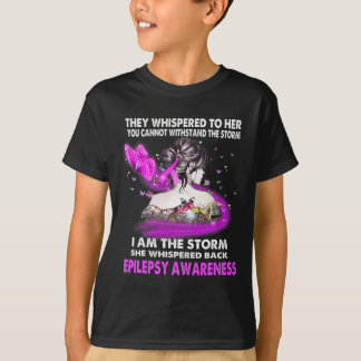 T-shirt Je Suis La Tempête Sensibilisation à l'épilepsie
