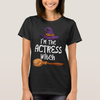 T-shirt Je suis l'Actress Witch Halloween Matching Group