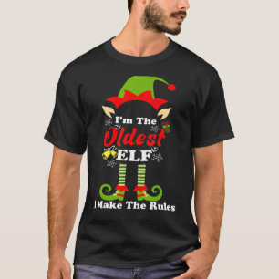 T-shirt Je suis l'aîné que je fais la famille des règles