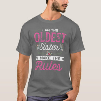 T-shirt Je suis l'aînée, je fais les règles Grande sœur Fi