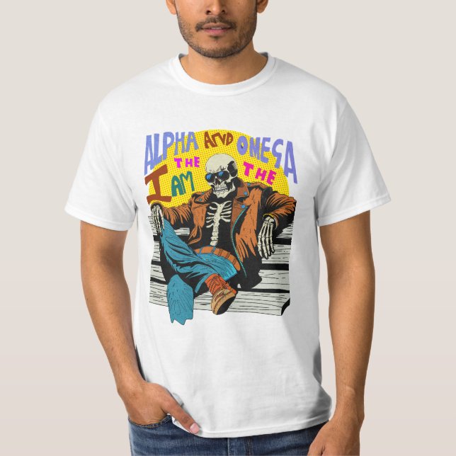 T-shirt Je suis l'Alpha et l'Oméga (Devant)