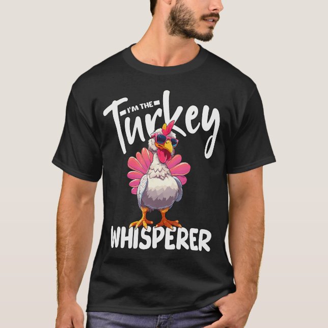 T-shirt Je Suis L'Amoureux De La Chasse À La Turquie Whisp (Devant)