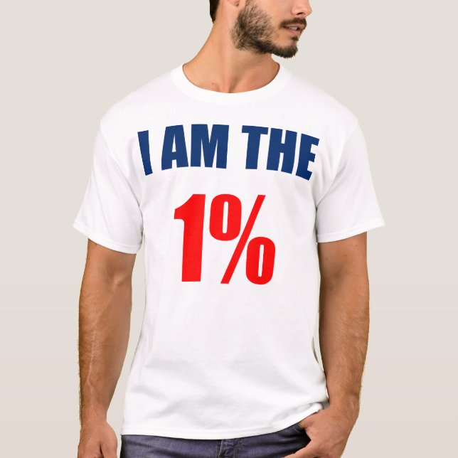 T-shirt Je Suis Le 1% (Devant)
