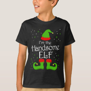 T-shirt Je suis le beau Elf Tee Family Matching Group Elf