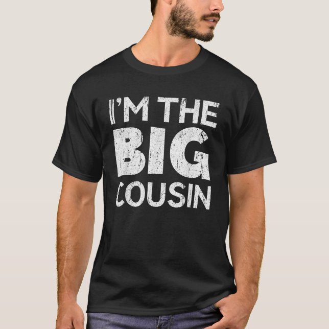 T-shirt Je suis le Big Cousin (Devant)