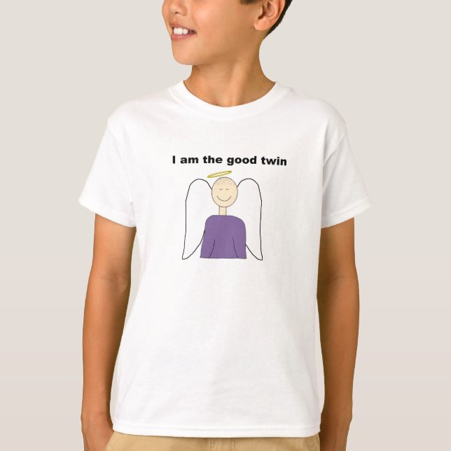 T-shirt Je suis le bon jumeau (Devant)