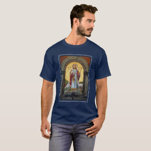 T-shirt "JE SUIS LE BON SHEPHERD" Jean 10:11 Art Mosaïque