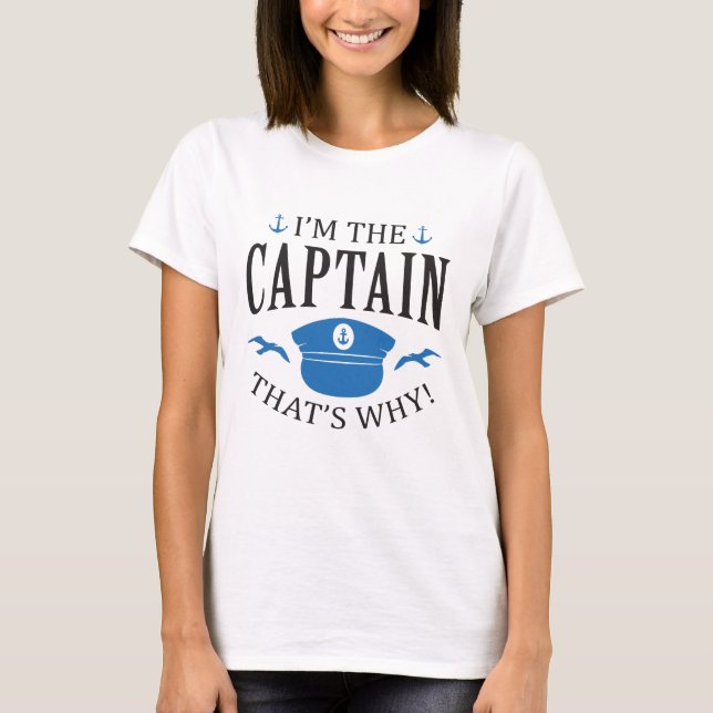 T-shirt Je suis le capitaine (Devant)