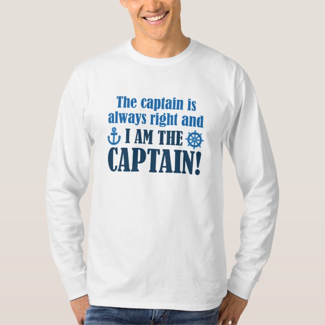 T-shirt Je Suis Le Capitaine (Devant)
