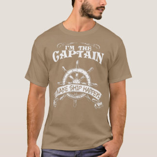 T-shirt Je suis le Capitaine que je fabrique Capitaine Hap