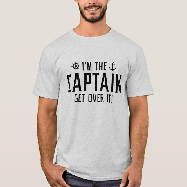 T-shirt Je suis le Capitaine s'en va (Devant)