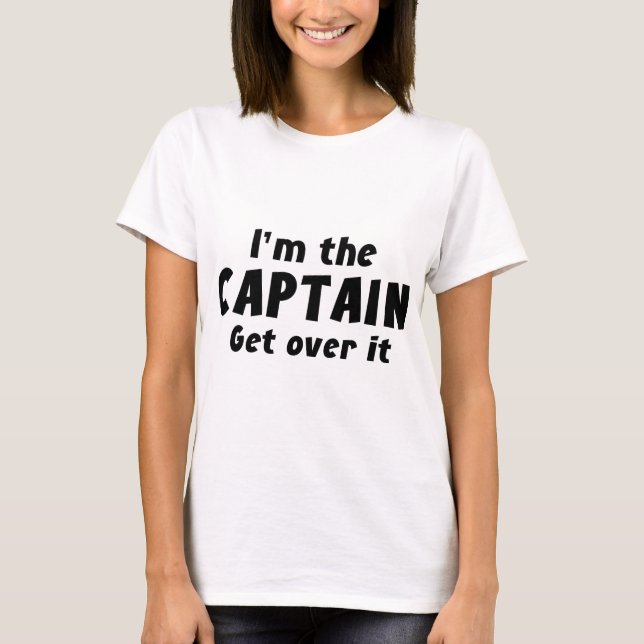T-shirt Je suis le Capitaine s'en va (Devant)