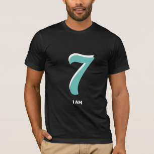 T-shirt Je suis le chanceux sept modifiable
