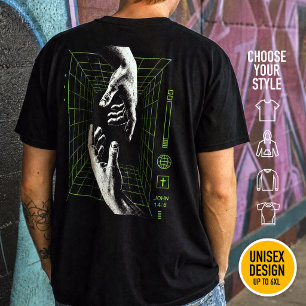 T-shirt Je suis le Chemin Jean 14:6 Grille Christian Cyber