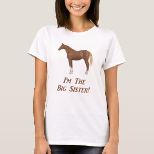 T-shirt Je suis le cheval de grande soeur