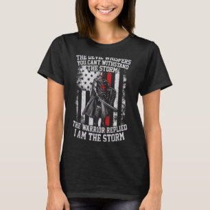 T-shirt Je suis le Chevalier Croisé de la Tempête Guerrier